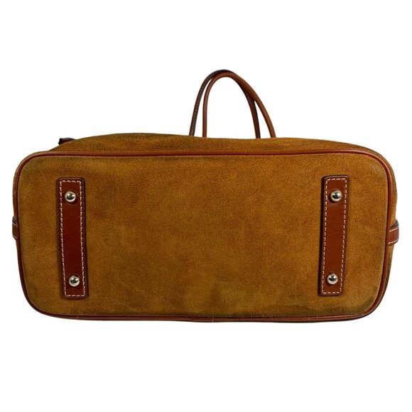 DOONEY BOURKE Burnt Orange Suede Tote w/ Charms/Fobs Style #: BSUED1521 - Picture 5 of 15
